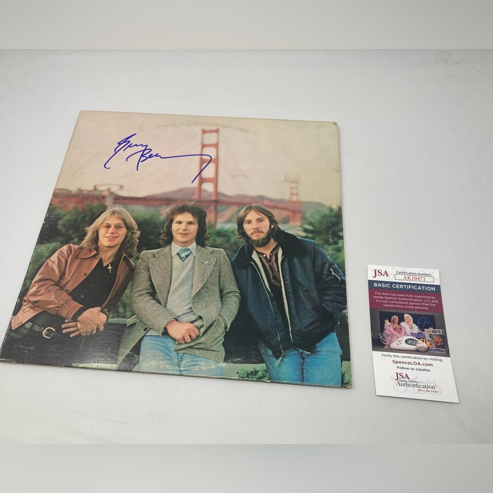 Gerry Beckley of America signed‎ Heart Album JSA COA